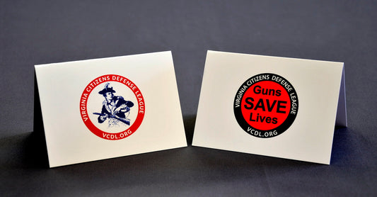 Thank You Cards - Guns Save Lives (GSL) and Minute Man Logo (MM)