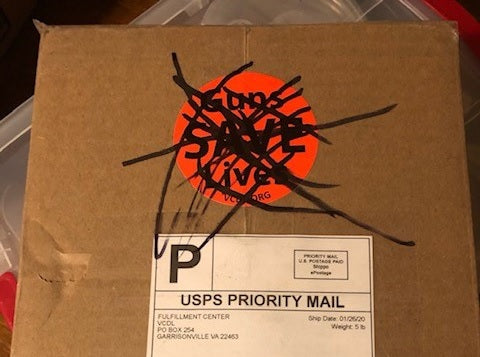 VCDL Minute Man Logo Cling (stick to the inside of your window without glue with the graphic facing out)