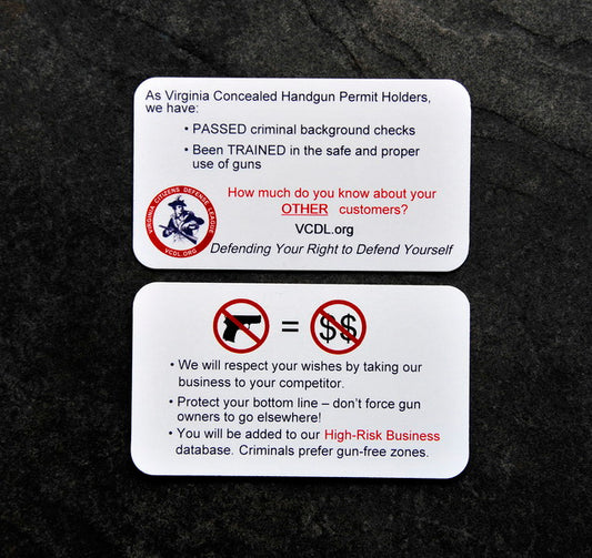 No Guns No Money Cards