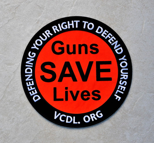 Guns SAVE Lives Patch - 10 Inch