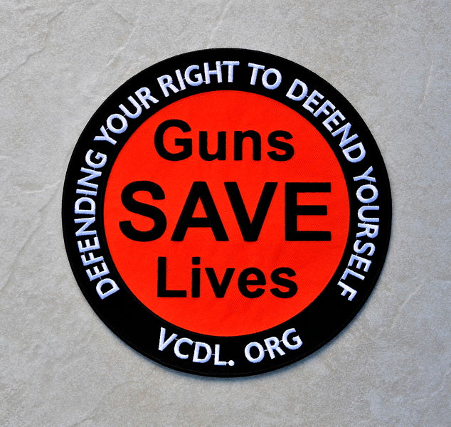 Guns SAVE Lives Patch - 10 Inch