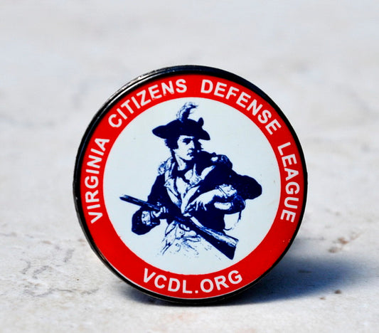 VCDL Minute Man Logo Lapel Pin - 1 Inch