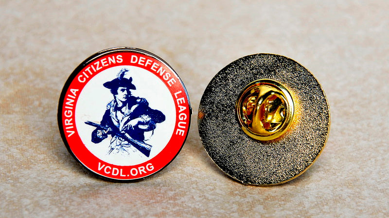 VCDL Minute Man Logo Lapel Pin - 1 Inch