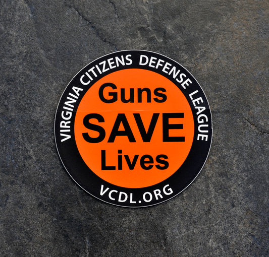 Guns SAVE Lives Magnet With Ring - 6 Inches