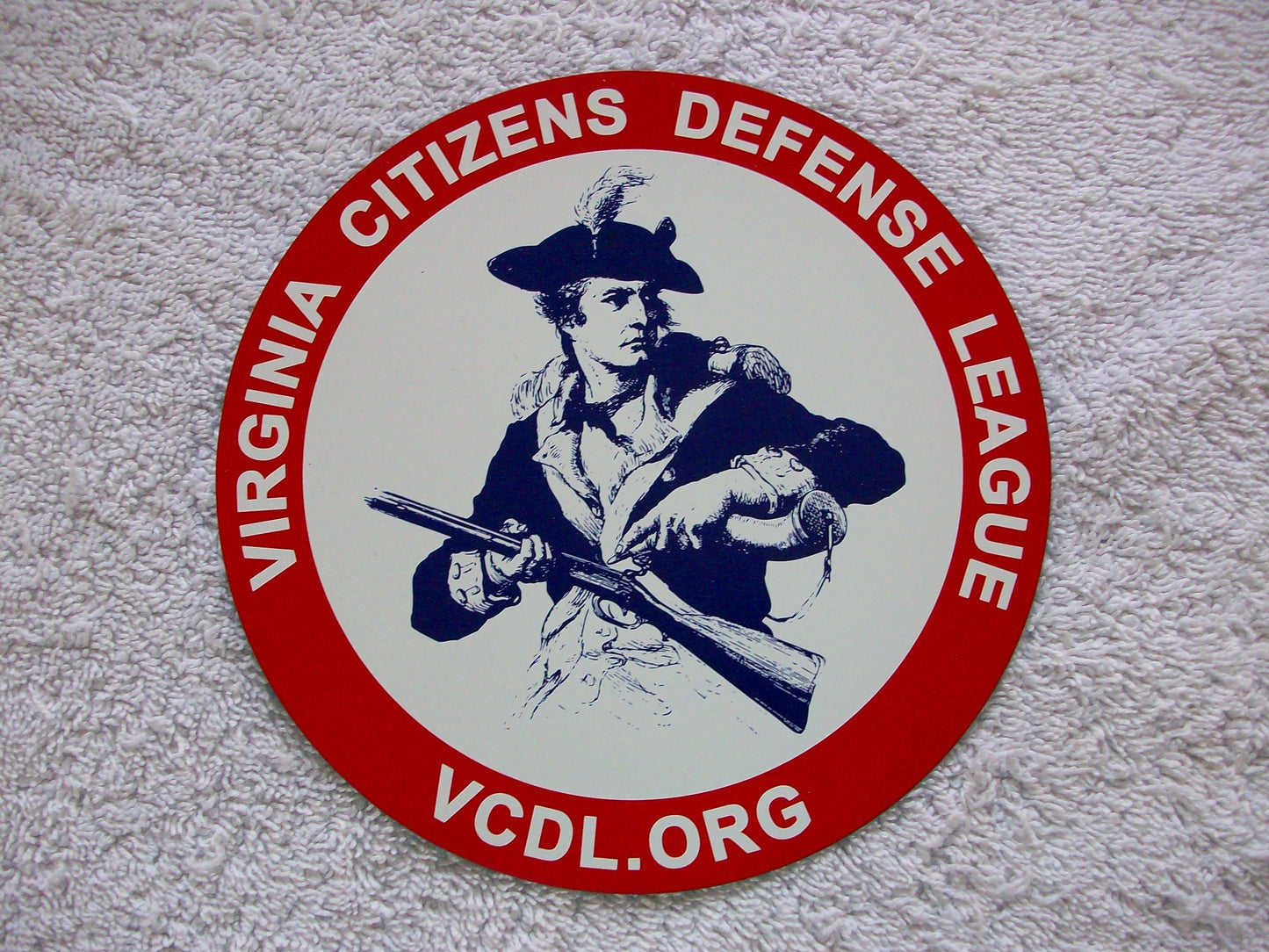 VCDL Minute Man Logo Sticker - 4 Inch