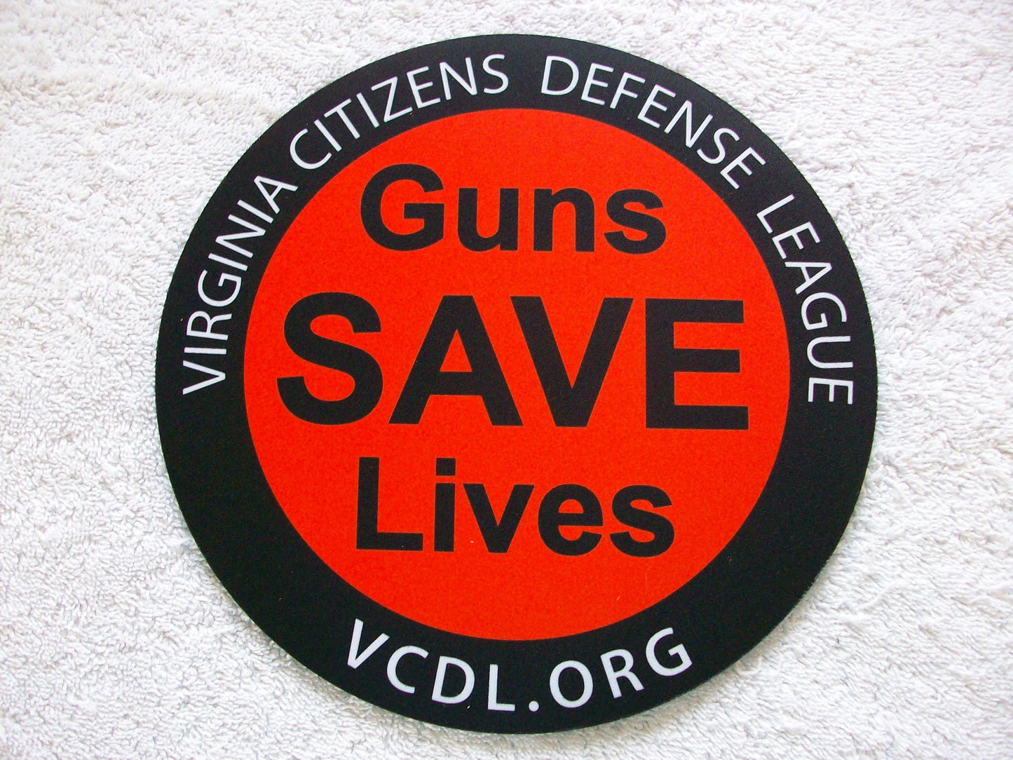 Guns Save Lives Sticker with Ring - 5 inch