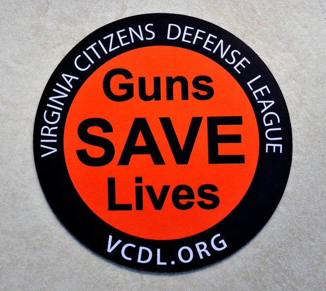 Guns SAVE Lives Mouse Pad - 8 Inch